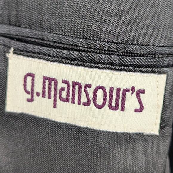 Vintage 80s Houndstooth Wool Blazer Men 42R USA Made Union ACTWU Sport Coat - Picture 3 of 7